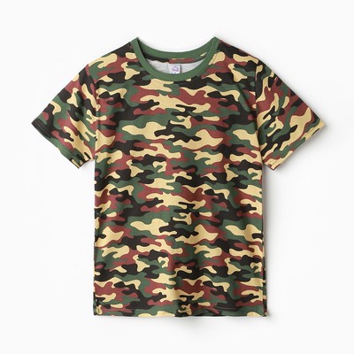 Футболка для мальчика, тёмно-зелёная, рост 146 см