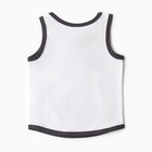 Майка для мальчика, цвет графитовый, рост 86 см - фото 24387944