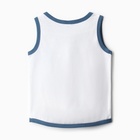 Майка для мальчика, цвет джинсовый, рост 104 см - фото 24544657