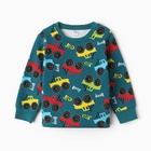 Пижама для мальчика, цвет изумрудный, рост 98 см - фото 24263531