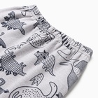 Пижама для мальчика, цвет серый меланж, рост 116 см - фото 23865216