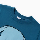 Пижама для мальчика, цвет джинсовый, рост 110 см - фото 25381402