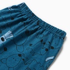 Пижама для мальчика, цвет джинсовый, рост 110 см - фото 25381396