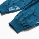 Пижама для мальчика, цвет джинсовый, рост 110 см - фото 25381397