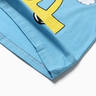 Пижама для мальчика, цвет голубой, рост 110 см - фото 24629887