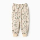 Пижама для девочки, цвет молочный, рост 116 см - фото 23865335