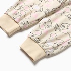 Пижама для девочки, цвет молочный, рост 122 см - фото 23865346