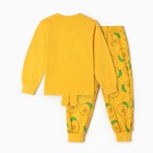 Пижама для девочки, цвет тёмно-желтый, рост 104 см - фото 23865355