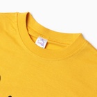 Пижама для девочки, цвет тёмно-желтый, рост 116 см - фото 23865365