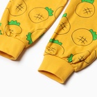 Пижама для девочки, цвет тёмно-желтый, рост 116 см - фото 23865369