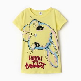 Сорочка ночная для девочки, цвет жёлтый, рост 98 см