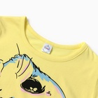 Сорочка ночная для девочки, цвет жёлтый, рост 104 см - фото 42023669