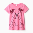 Сорочка ночная для девочки, цвет светло-розовый, рост 104 см - фото 11277703
