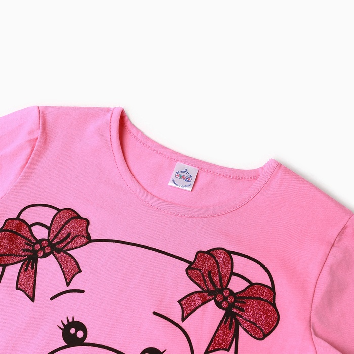 Сорочка ночная для девочки, цвет светло-розовый, рост 104 см - фото 1907869750