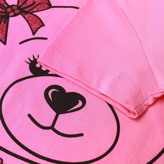 Сорочка ночная для девочки, цвет светло-розовый, рост 104 см - фото 1907869751