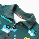 Толстовка для мальчика, цвет изумрудный, рост 104 см - фото 23658137