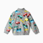 Толстовка для мальчика, цвет серый, рост 92 см - фото 24293653