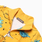 Толстовка для мальчика, цвет горчичный, рост 104 см - фото 23658156