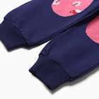 Комплект для девочки (свитшот, брюки), цвет тёмно-розовый, рост 92 см - Фото 11