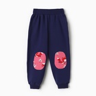 Комплект для девочки (свитшот, брюки), цвет тёмно-розовый, рост 92 см - Фото 9