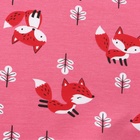 Комплект для девочки (свитшот, брюки), цвет тёмно-розовый, рост 98 см - фото 33634850