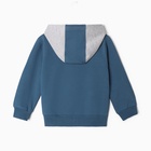 Комплект для мальчика (толстовка, брюки) , цвет джинсовый, рост 104 см - фото 24129737