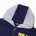 Комплект детский (толстовка, брюки) , цвет тёмно-синий, рост 86 см 9929118