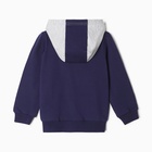 Комплект детский (толстовка, брюки) , цвет тёмно-синий, рост 92 см - фото 23092237