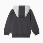 Комплект для мальчика (толстовка, брюки) , цвет графит, рост 98 см - фото 28205668