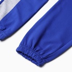 Комплект детский (толстовка, брюки) , цвет электрик, рост 86 см - фото 23865547