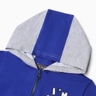 Комплект детский (толстовка, брюки) , цвет электрик, рост 92 см - фото 23865551