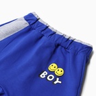 Комплект для мальчика (толстовка, брюки) , цвет электрик, рост 104 см - фото 24580914