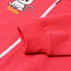 Комплект для девочки (толстовка, брюки ), цвет малиновый, рост 98 см - фото 23858296