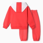 Комплект для девочки (толстовка, брюки ), цвет малиновый, рост 98 см - фото 23858300