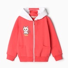 Комплект для девочки (толстовка, брюки ), цвет малиновый, рост 104 см - фото 23865582