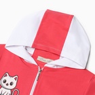 Комплект для девочки (толстовка, брюки ), цвет малиновый, рост 104 см - фото 23865584