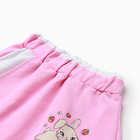 Комплект для девочки (толстовка, брюки ), цвет розовый, рост 86 см - фото 24293669
