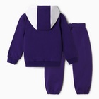 Комплект для девочки (толстовка, брюки ), цвет фиолетовый, рост 104 см - Фото 10