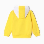 Комплект для девочки (толстовка, брюки ), цвет жёлтый, рост 104 см - фото 23092259
