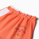 Комплект для девочки (толстовка, брюки ), цвет коралловый, рост 86 см - Фото 7