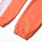 Комплект для девочки (толстовка, брюки ), цвет коралловый, рост 86 см - Фото 8