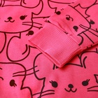 Свитшот для девочек, цвет фуксия, рост 104 см - фото 23865675