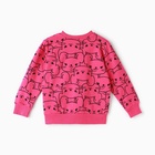 Свитшот для девочек, цвет фуксия, рост 104 см - фото 23865677
