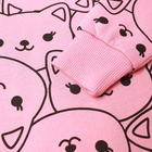 Свитшот для девочек, цвет розовый, рост 122 см - фото 24220653