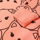 Свитшот для девочек, цвет коралловый, рост 122 см - фото 23865732