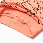 Свитшот для девочек, цвет коралловый, рост 122 см - фото 23865733