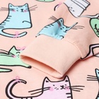 Пижама для девочки, цвет пудра, рост 104 см - фото 23865737