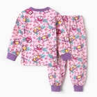 Пижама для девочки, цвет фуксия, рост 116 см - фото 23865791