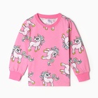 Пижама для девочки, цвет розовый, рост 116 см - Фото 2