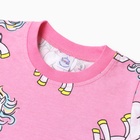 Пижама для девочки, цвет розовый, рост 116 см - Фото 3